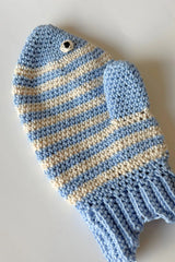 Fish Oven Mitt & Ship's Wheel Potholder/Trivet (Crochet)