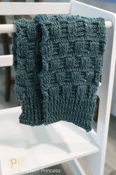 Pine Ridge Basketweave Scarf (Crochet)