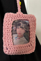 Solid Granny Square kpop photocard holder (Crochet)