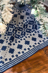 Nordic Star Christmas Tree Skirt (Crochet)