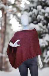 Urban Elegance Shawl (Circular Knitting Machine & Crochet)