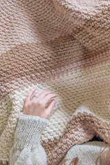 Chunky Striped Blanket (Crochet)