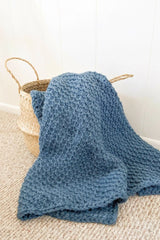 Honeycomb Throw Blanket (Crochet)