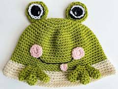 Frog Bucket Hat (Crochet)