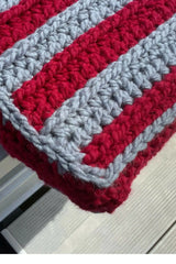 Go Team Go Bleacher Cushion (Crochet)