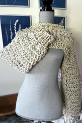 Cozy Sleeve Shrug (Knit + Crochet)