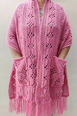 Flowertastic Pocket Shawl (Crochet)