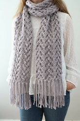 Bulky Lace Scarf (Knit)