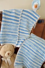 Big Scoop Ice Cream Baby Blanket Set- A Two Pattern Bundle (Crochet)