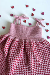 Petits Coeurs Crochet Dress (Crochet)