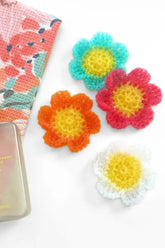 Daisy Dish Scrubby (Crochet)