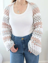 Granny Stripe Shrug (Crochet)