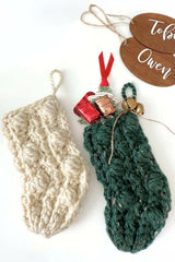 The Puff Stitch Stocking (Crochet)