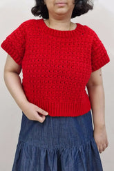 Red Roses Top (Crochet)