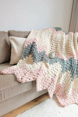 Chunky Chevron Blanket