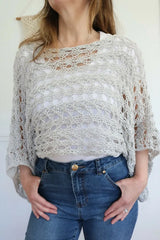 Lace Poncho Shrug (Knit)