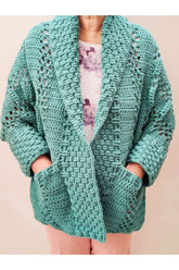 I Love Texture Cardigan (Crochet)