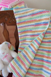 Suzette Snuggles Ice Cream Baby Blanket (Crochet)