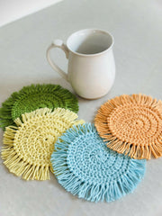 Spiral Mug Rug (Crochet)