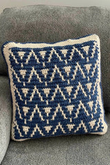 Peaks & Pillars Mosaic Pillow (Crochet)