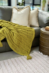 Textured Ridge Throw (Crochet)