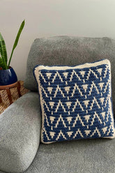 Peaks & Pillars Mosaic Pillow (Crochet)