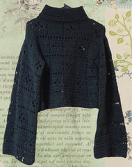 Tea Blossom Sweater (Crochet)