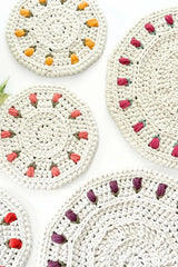 The Tulip Placemat & Doily Set (Crochet)