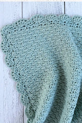 C2C Lemon Peel Stitch Baby Blanket (Crochet)
