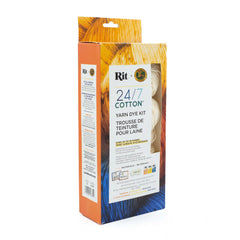 Rit® and Lion Brand® 24/7 Cotton® Yarn Dye Kit