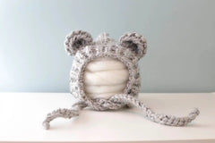 Bear Ears Pixie Bonnet (Knit)