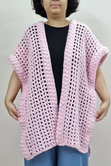 Rosebud Mist Ruana (Crochet)