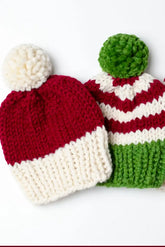 Christmas Bundle Pompom Hats (Knit)
