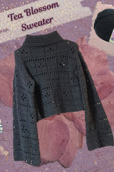 Tea Blossom Sweater (Crochet)