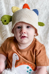 Dinosaur Bucket Hat (Crochet)