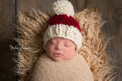 Christmas Bundle Pompom Hats (Knit)