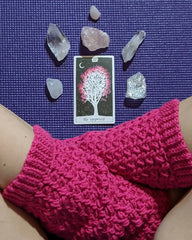 Amethyst Leg Warmers (Crochet)