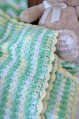Two‑Pattern Baby Blanket Bundle • Ripple & Sprig Stitch Patterns (Crochet)