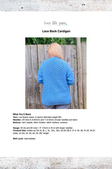 Lace Back Cardigan (Knit)