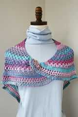 Gift to Myself Crescent Shawlette (Crochet)