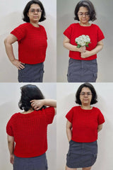 Red Roses Top (Crochet)
