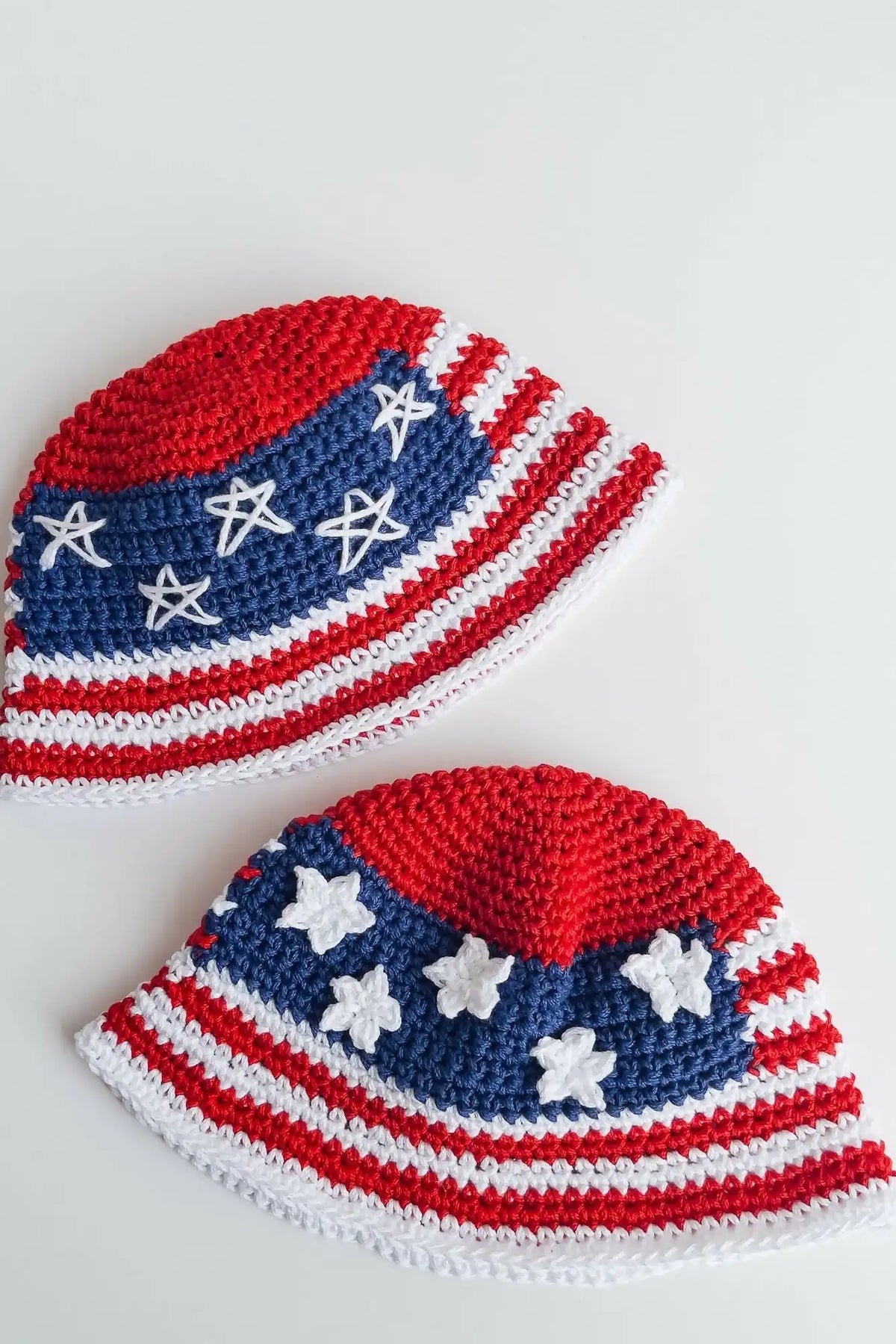 Patriotic Bucket Hat (Crochet)