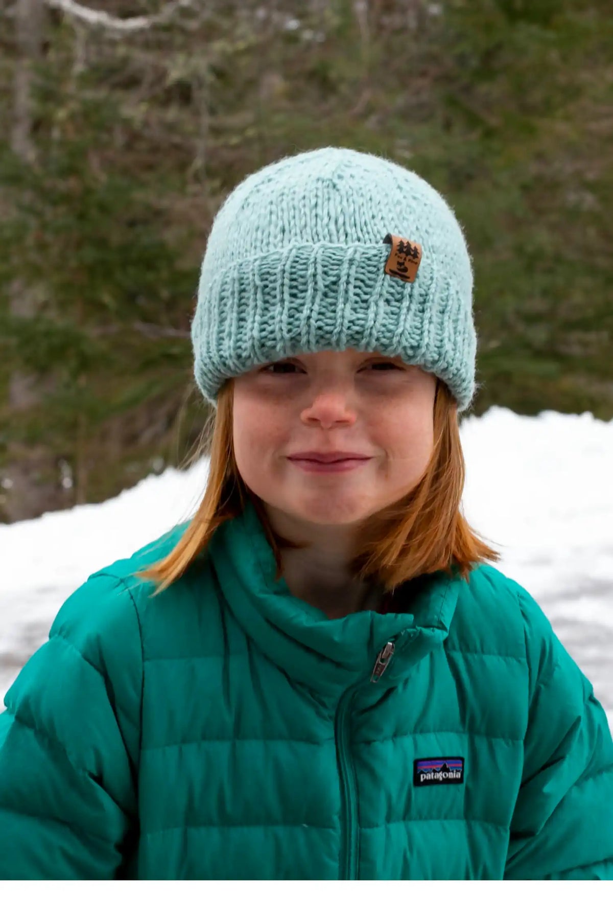 Fold Over Brim Winter Hat (Knit)