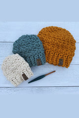 Textured Super Bulky Hat (Crochet)