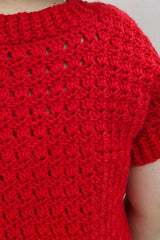 Red Roses Top (Crochet)