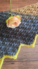 Chocolate Block Scarf (Crochet)