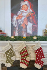 Heirloom Farmhouse Christmas Stocking (Crochet)
