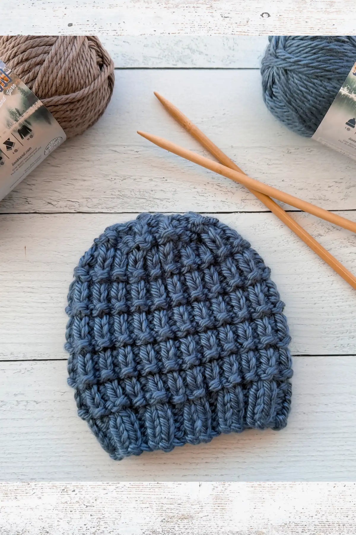 Super Bulky Knit Hat (Knit)