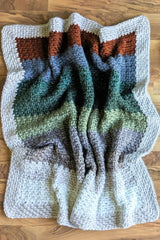 Cozy Single Crochet Spike Stitch Baby Blanket or Lap Blanket (Crochet)