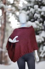 Urban Elegance Shawl (Circular Knitting Machine & Crochet)